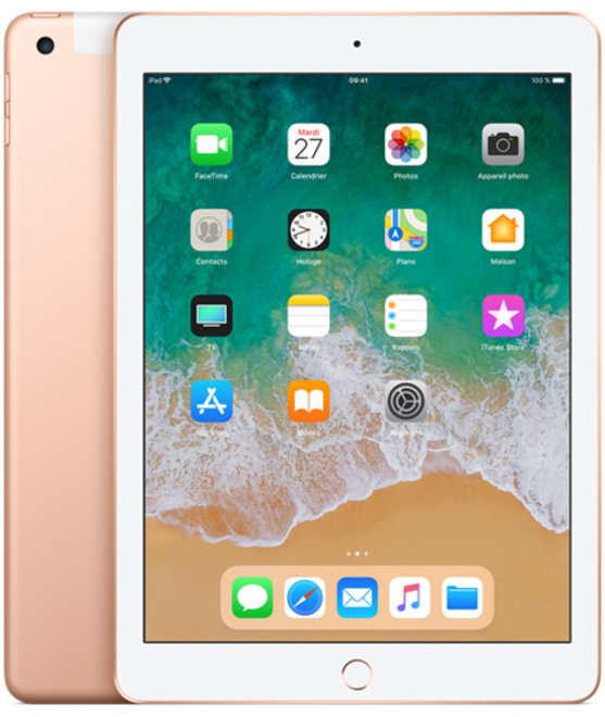 APPLE<br/>iPad 2018.wifi+Cell.128gb.Gold.