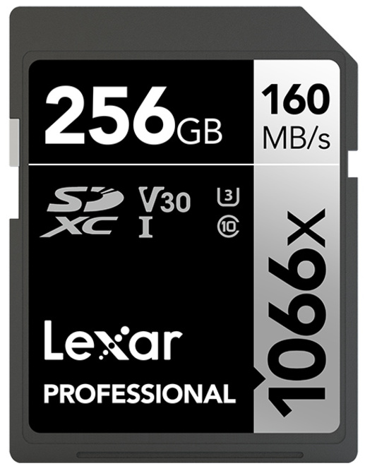 LEXAR<br/>SDXC PROFESSIONNEL 1066X 256GO