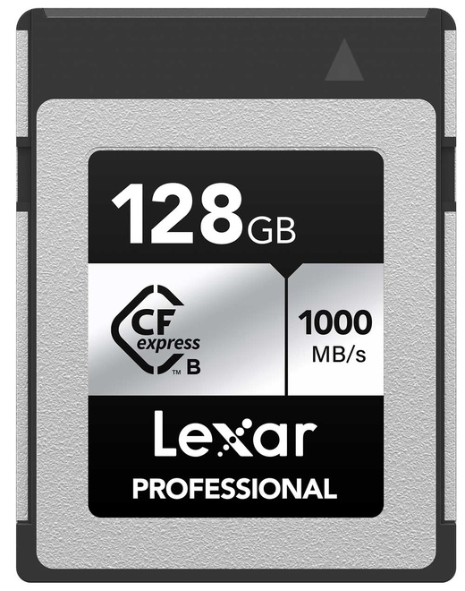 LEXAR<br/>CFEXPRESS PRO TYPE B SILVER 128GB