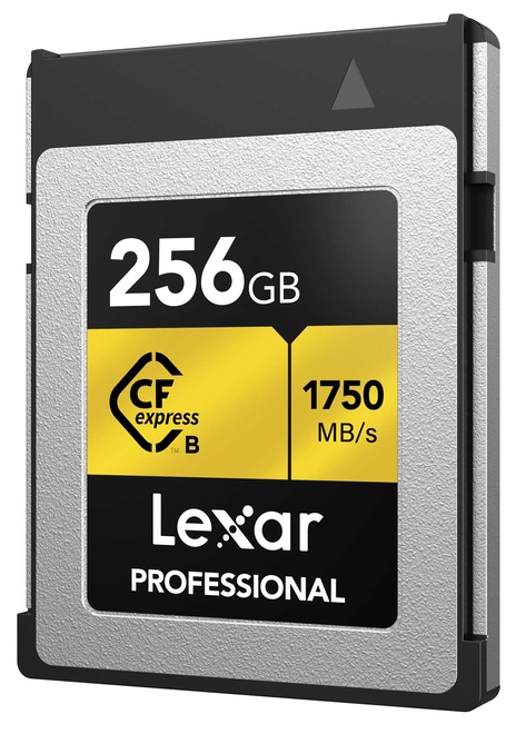 LEXAR<br/>CFEXPRESS PRO TYPE B GOLD 256GB