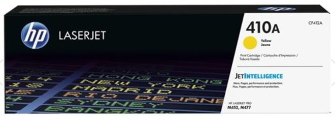 HEWLETT PACKARD<br/>toner jaune hp410a p/laserjet pro m452dn
