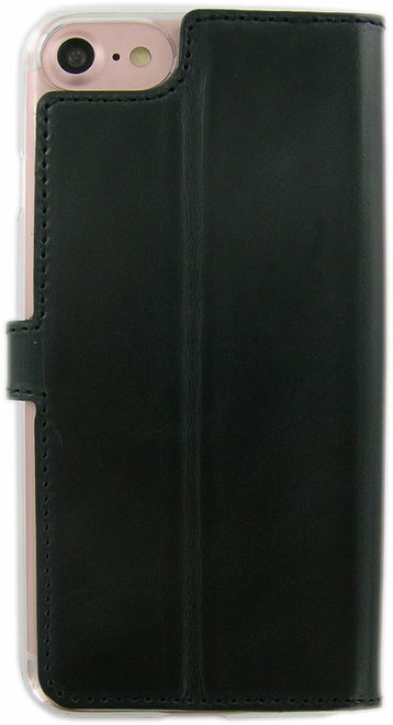 AKASHI<br/>folio c/b cuir noir(it) p/ip se/8/7/6