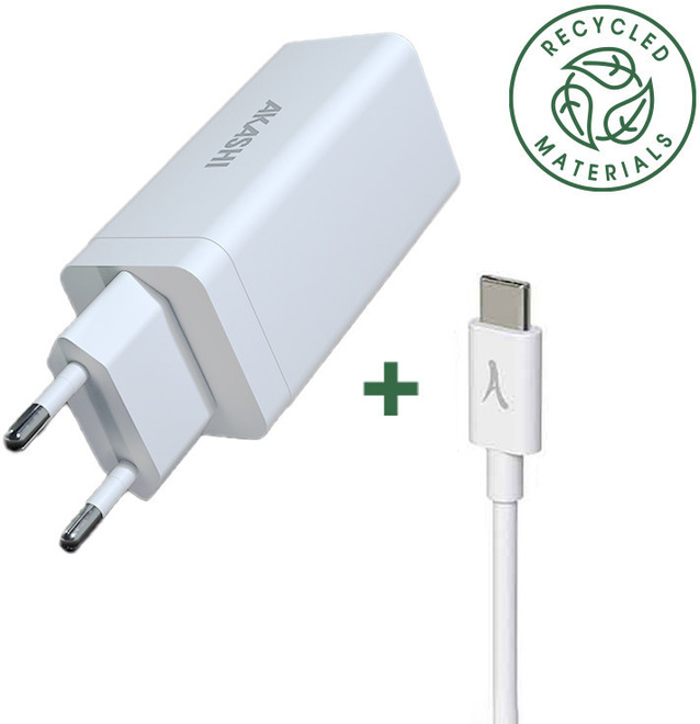 AKASHI<br/>CHARG/SECT/INTEL USB-C 3A 65W USB 18W