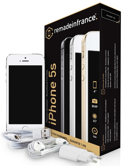 REMADEINFRANCE<br/>iphone 5s 16go silver reconditionne r