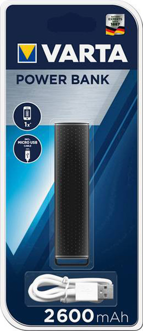 VARTA<br/>powerbank 2800 mah.