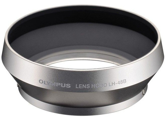 OLYMPUS<br/>PARE-SOLEIL LH-48B ARGENT POUR 17/1.8