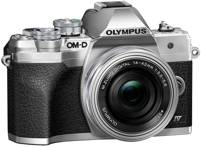 OLYMPUS<br/>OM-D E-M10 MARK IV ARGENT PANCAKE