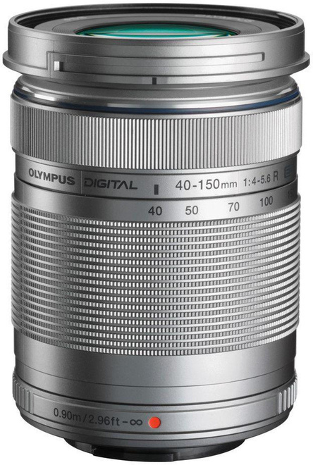 Marque OMSY<br/>40-150/4-5.6 R M.ZUIKO DIGITAL ED ARGENT