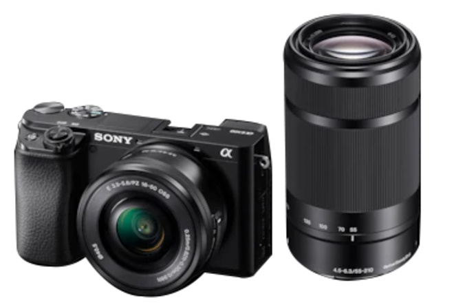 SONY<br/>ALPHA 6100 NOIR + 16-50 PZ + 55-210