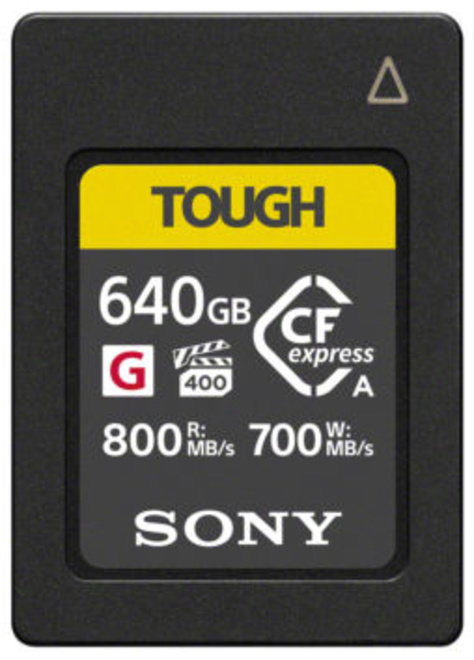 SONY<br/>CFEXPRESS TOUGH 640GB SERIE G TYPE A